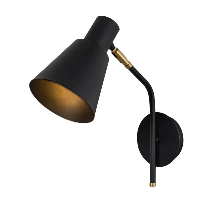 Sivani Wandleuchte - Schwarz Gold
