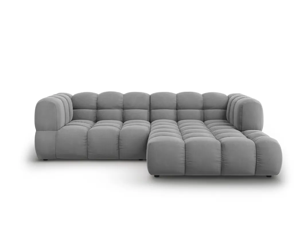 Sky Velour modulares Ecksofa rechts 3 Sitzer 162cm