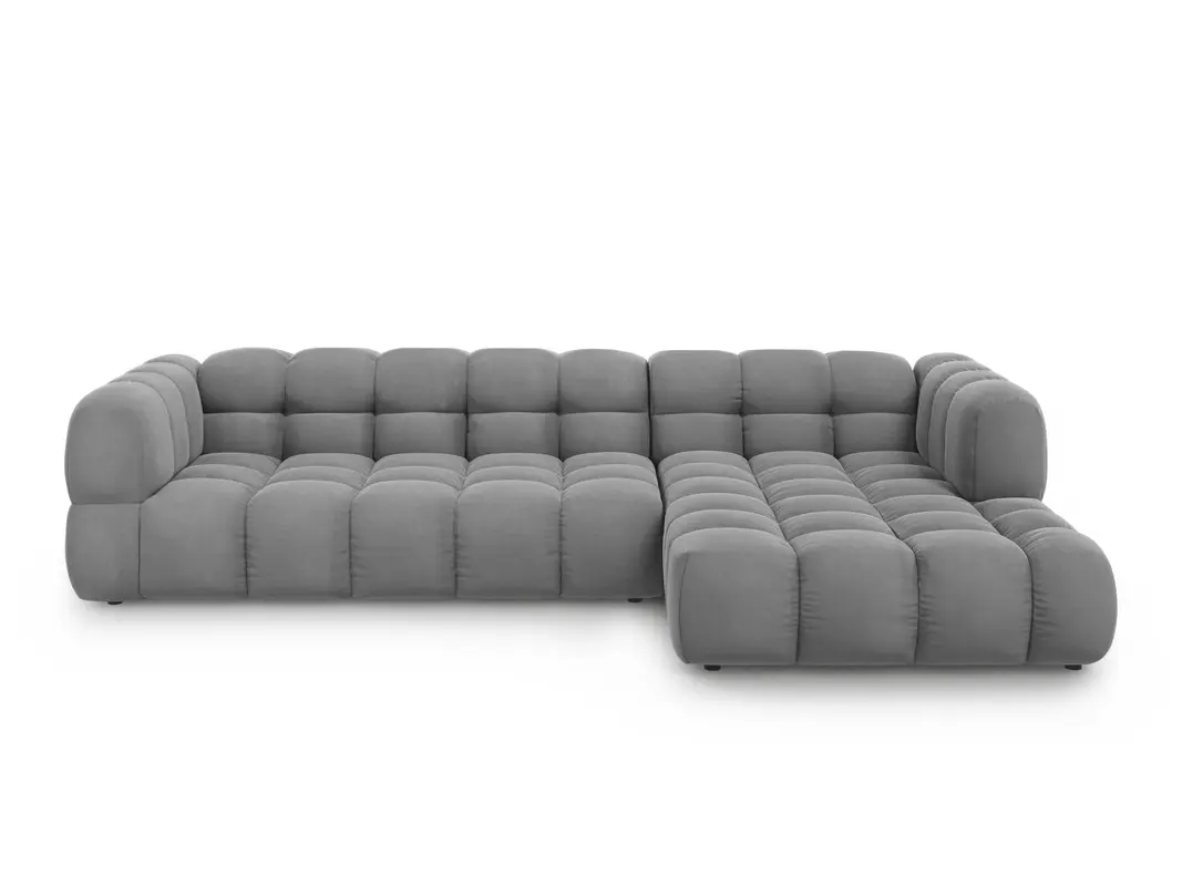 Sky Velour modulares Ecksofa rechts 4 Sitzer 162cm