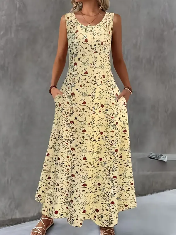 Sleeveless A-Linie Kleid