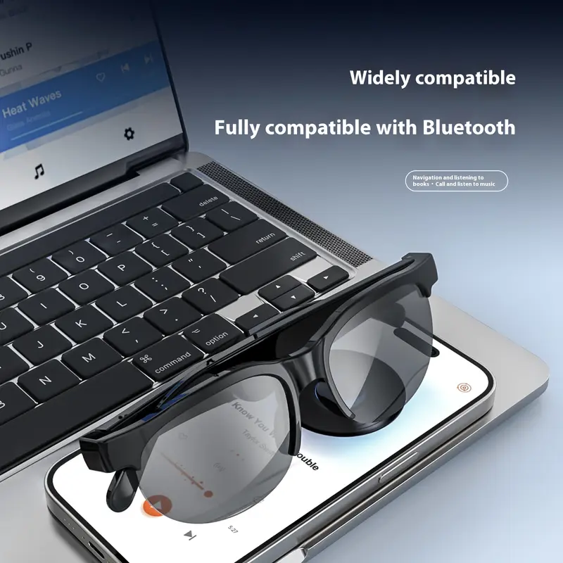 Smarte Brille mit UV- und Blaulichtschutz