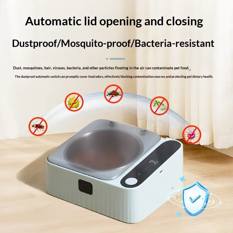 Smarte Futterbox mit automatischem Deckel