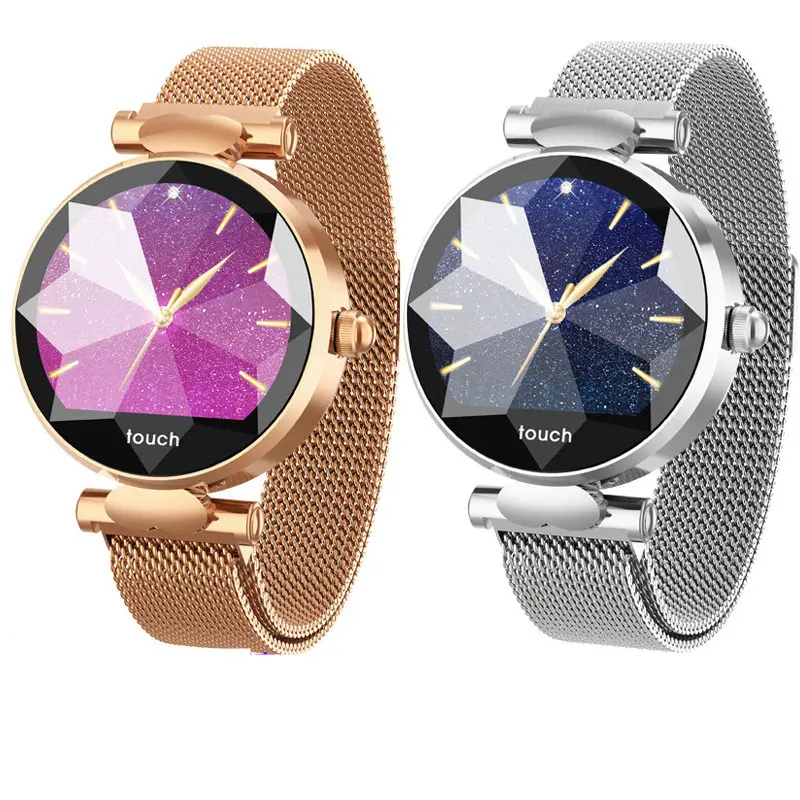 Smartwatch mit Herzfrequenz- und Blutdruckmessung