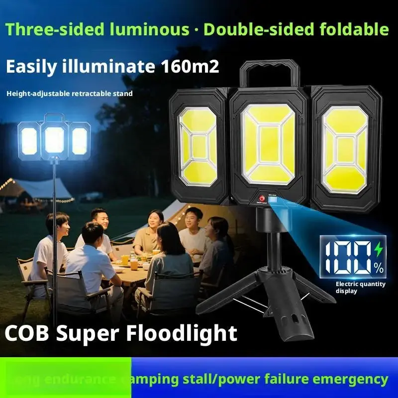 Solar-Camping-Laterne · Faltbar LED