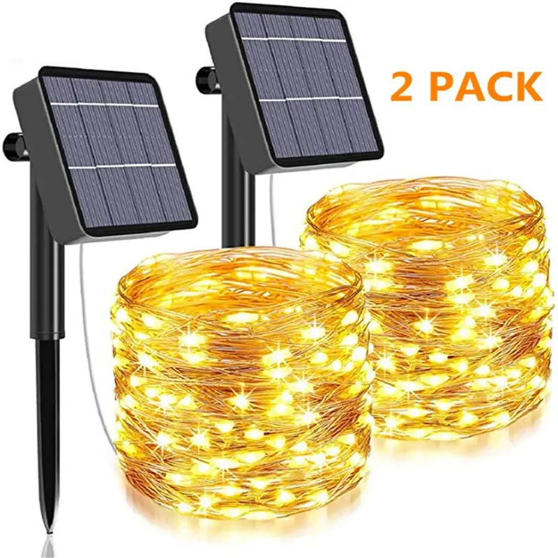Solar-Lichterkette Garten · Wasserdicht 10m
