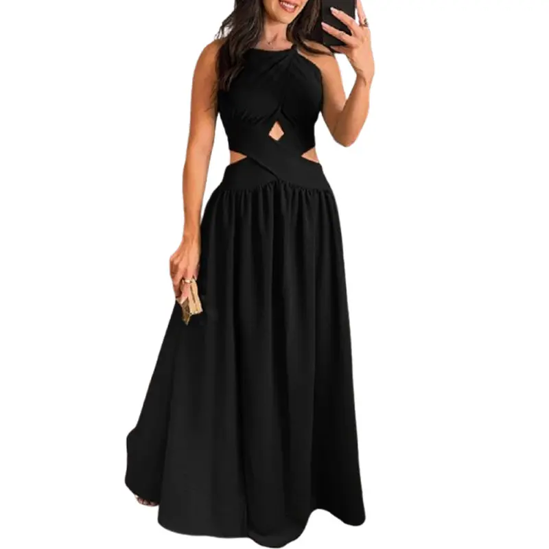 Sommerkleid mit hohem Bund
