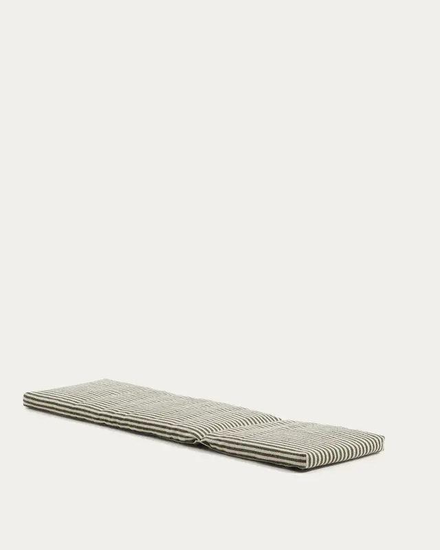 Sonnenliegekissen Dirome 100 % PET grün gestreift 50 x 175 cm