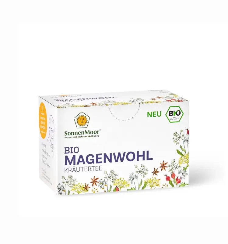 SonnenMoor Bio Magenwohl-Tee® Kräutertee im Filterbeutel 34 g