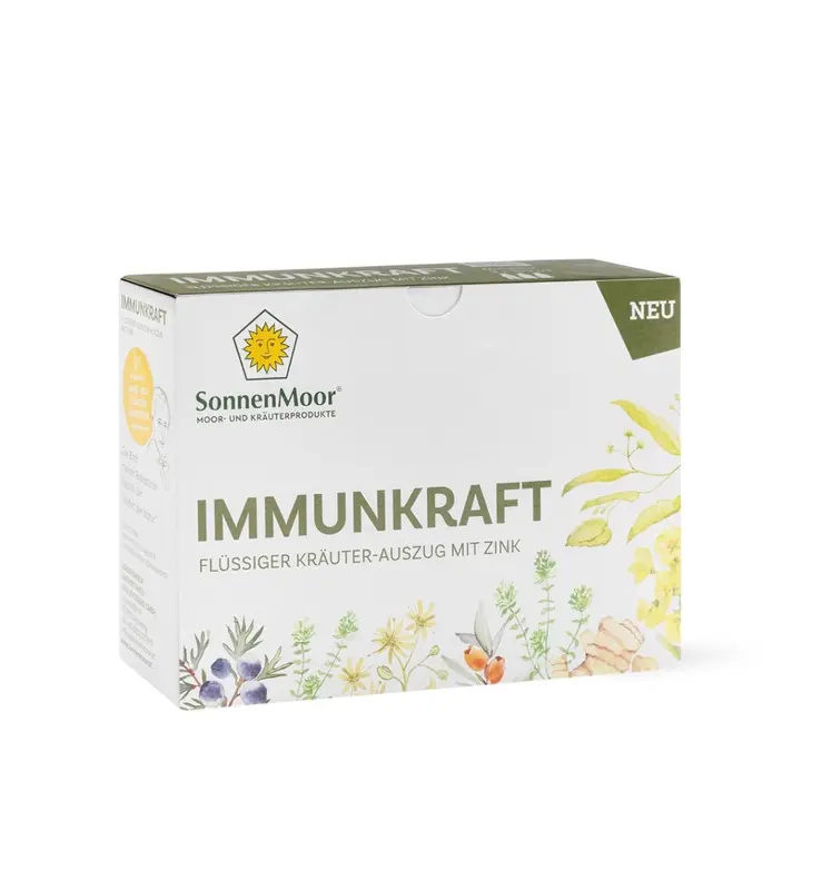 SonnenMoor Immunkraft – 12 Kräuter & Zink für starke Abwehrkräfte 300 ml
