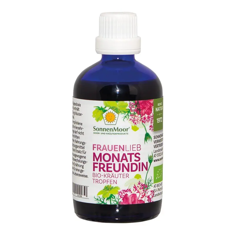 SonnenMoor Monatsfreundin Bio Kräuter Weiblicher Zyklus Tropfen - 100 ml