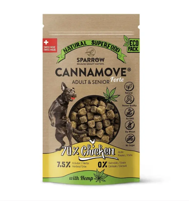 Sparrow CannaMove Forte Adult & Senior Snack für Hunde