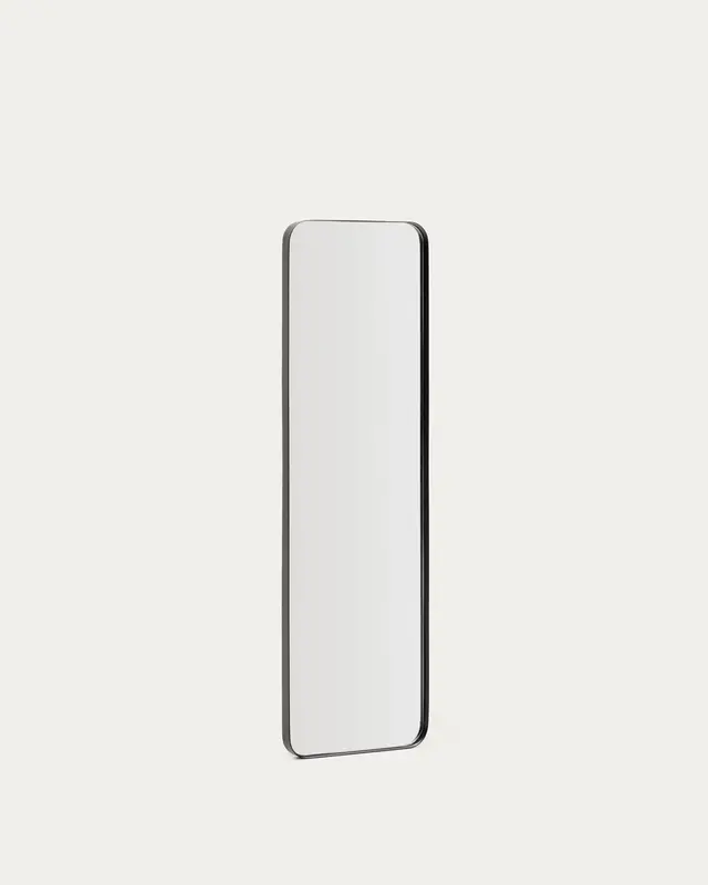 Spiegel Marco mit schwarzem Metall, 55,5 x 150,5 cm