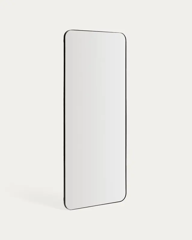 Spiegel Marco mit schwarzem Metall, 80 x 180 cm