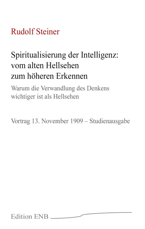Spiritualisierung der Intelligenz