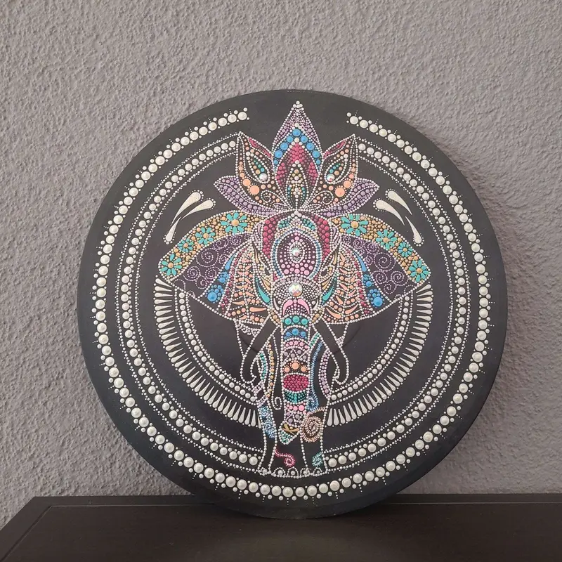 Spirituelle Dekoration auf Vinyl Schallplatte