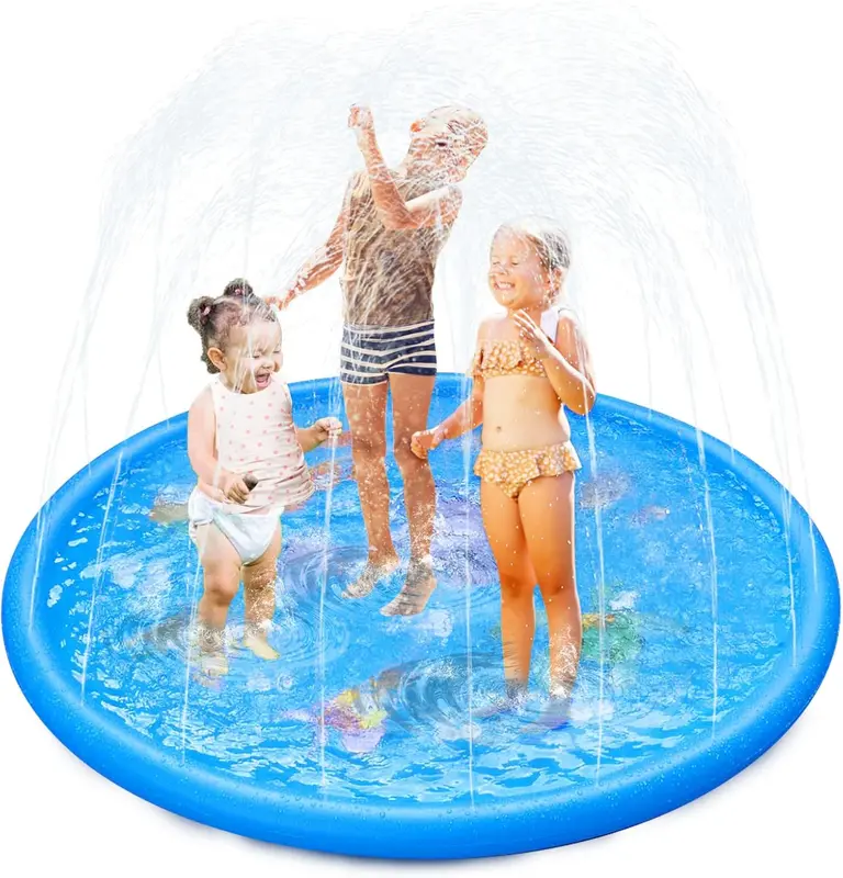 Splash Pad - Sprinkler-Wassermatte für Kinder & Haustiere, Blau