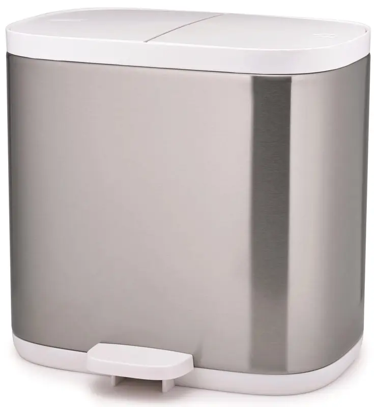 Split Steel Trenn-Abfallbehälter, 2x3l, 27x18x28.4cm