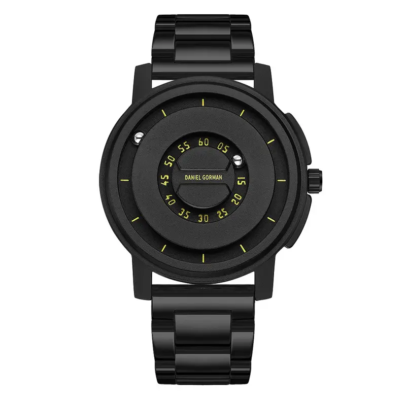 Sportliche Herrenuhr mit Magnetschwebe-Kugel