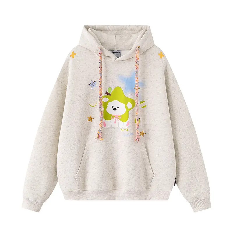 Starry Puppy Print Hoodie