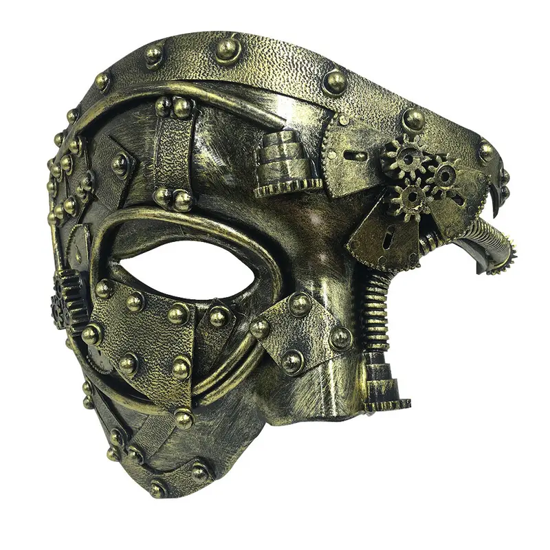 Steampunk Halbmaske für Maskenbälle