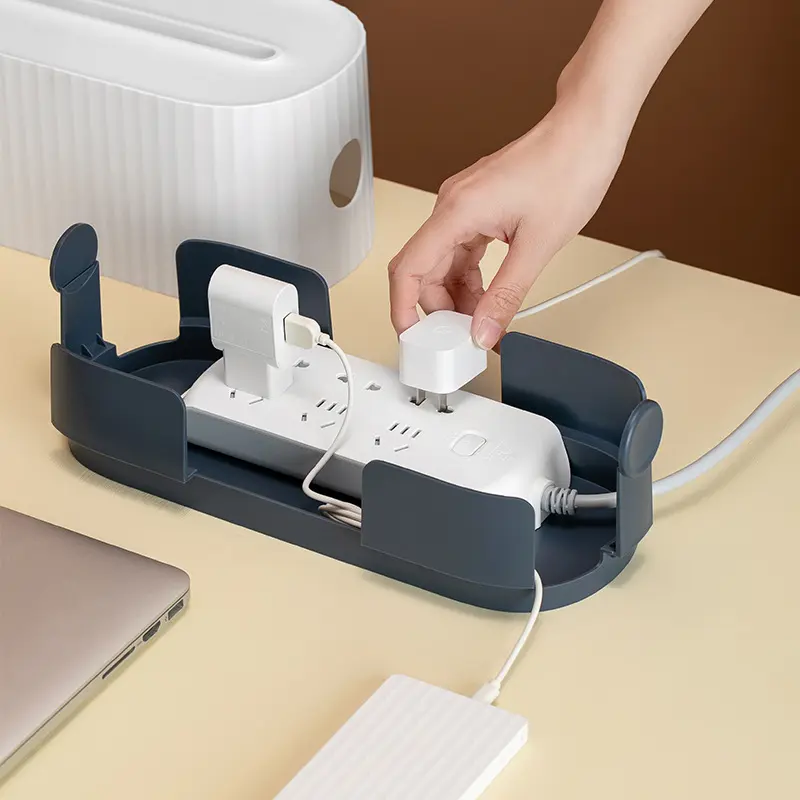 Steckdosen-Organizer mit Kabelbox & Telefonfach