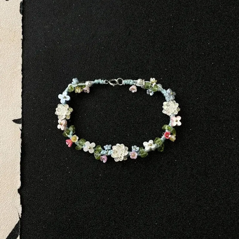 Sterlingsilber veredelter Lotosblumen Armreif