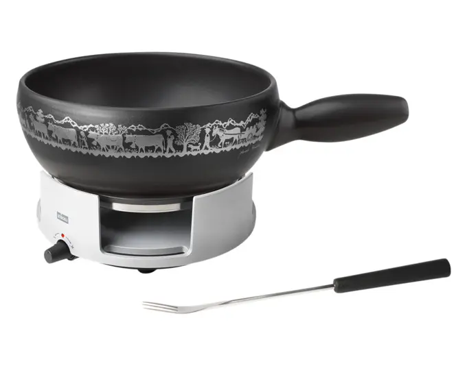 STÖCKLI Käsefonduegarnitur Avalon Elektro Tradition Alp ø 23 cm 2.7 l