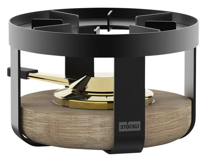 STÖCKLI Rechaud Pilatus Wood Eiche ø 18 cm
