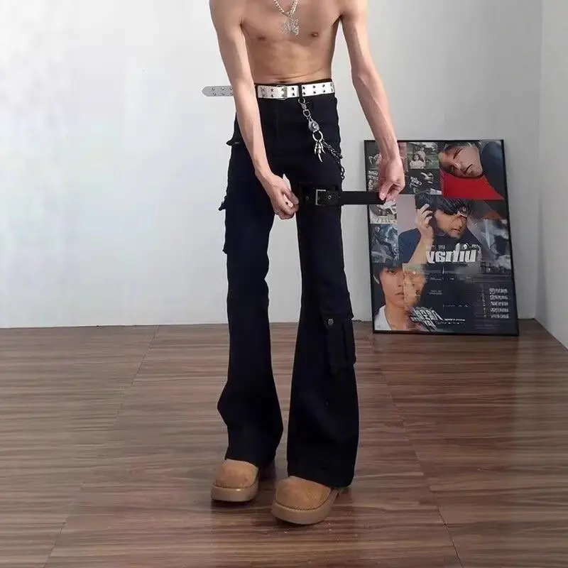 Strap-flared Denim Jeans für Herren
