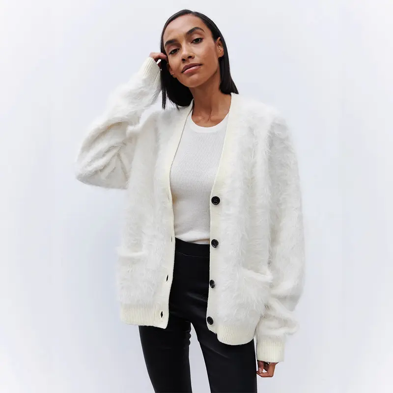 Strick-Cardigan im Relaxed Fit