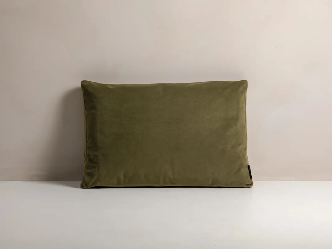 Stripy Velour Pillow