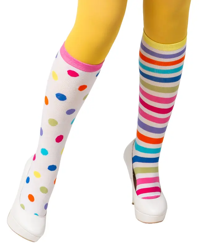 Strümpfe Clown, bunt