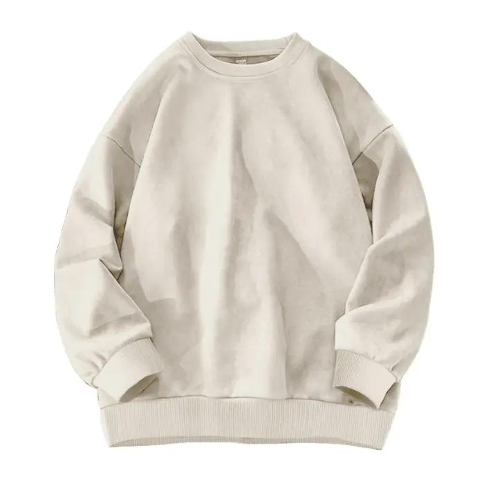 Suede-Fleece Pullover