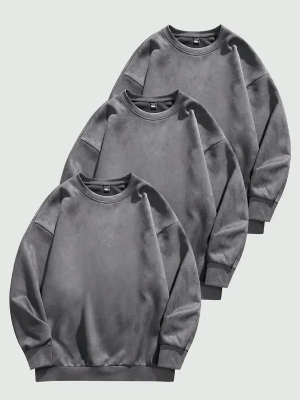 Suede-Sweatshirt für Herren