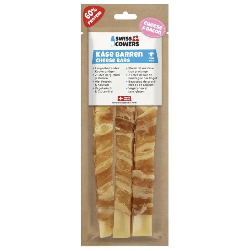 Swiss Cowers Käse Barren mit Speck