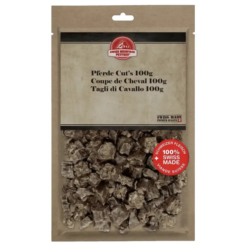 Swiss Mountain Petfood Pferd Cut's 100gr