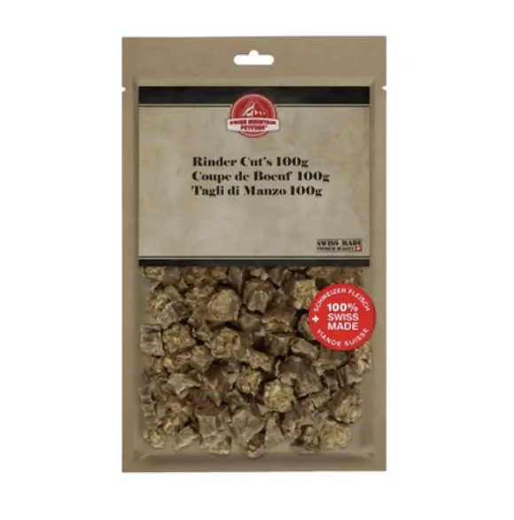 Swiss Mountain Petfood Rinder Cut's 100gr
