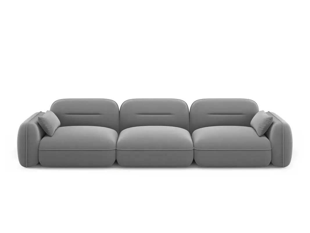 Sydney Velour Modular Sofa 4 Sitzer