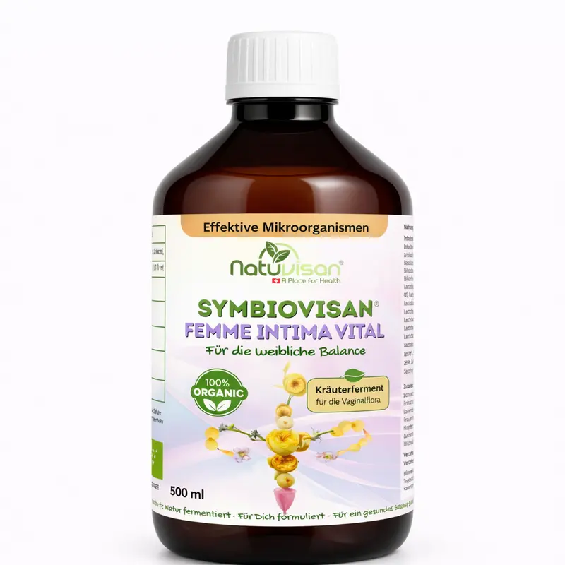 Symbiovisan® Bio Femme Intima Vital für Östrobolom & Vaginalflora 500 ml