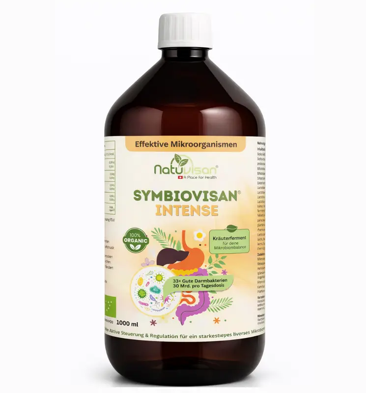 Symbiovisan® Intense Bio Mikrobiom & Leber Elixier für gestresste Bäuche 1000 ml