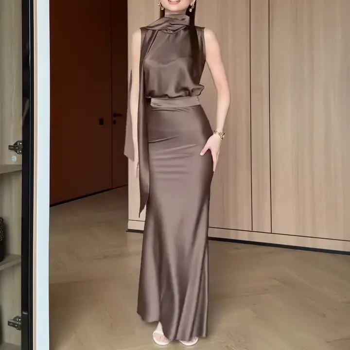 Taillenbetontes A-Linien Kleid