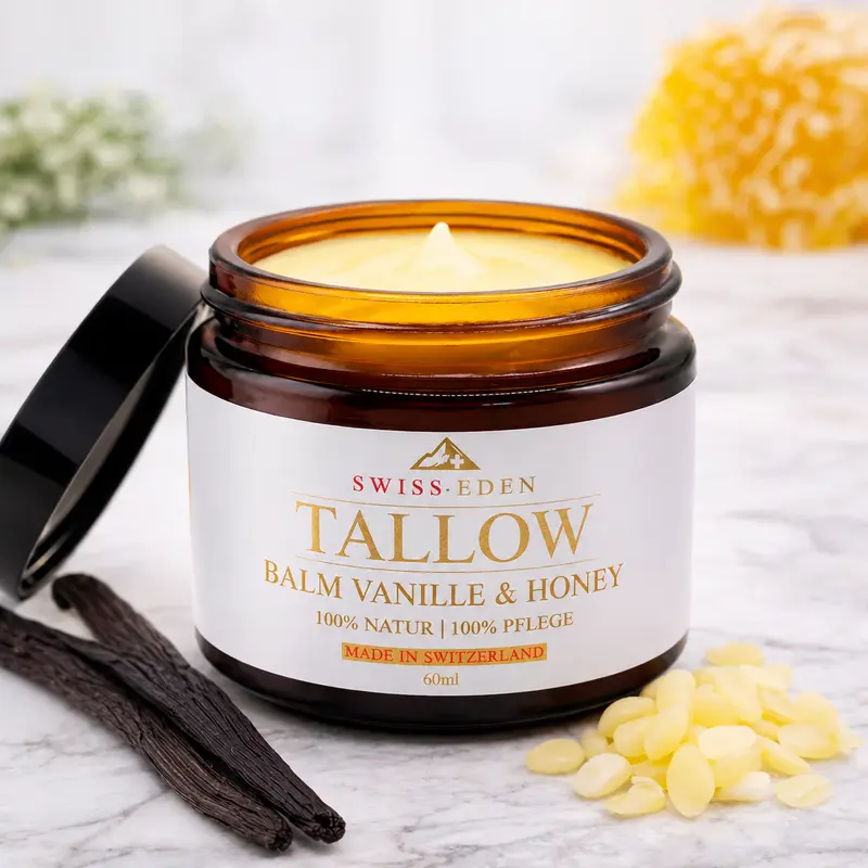 Tallow Creme mit Bio Tallow und Vanille & Honig
