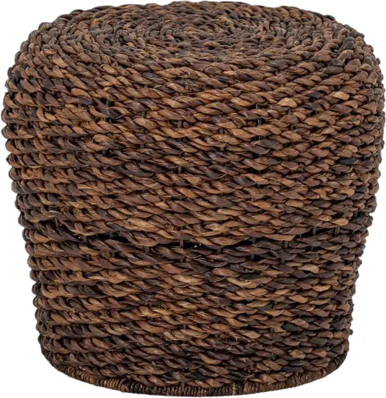 Tasse Hocker, Braun, Abaca