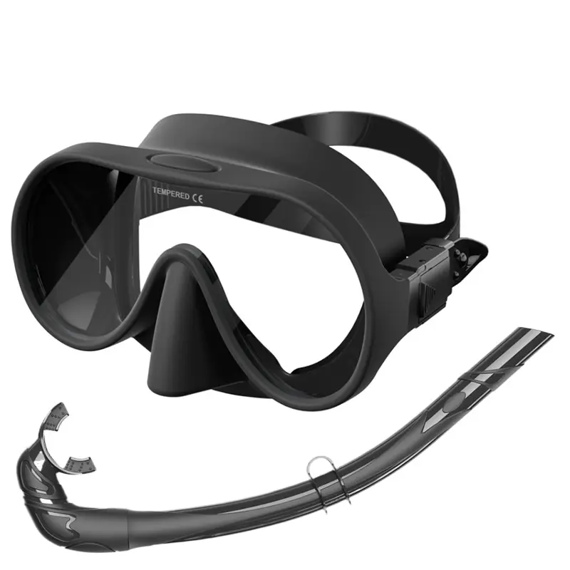 Taucherbrille mit Antibeschlag-Gläsern