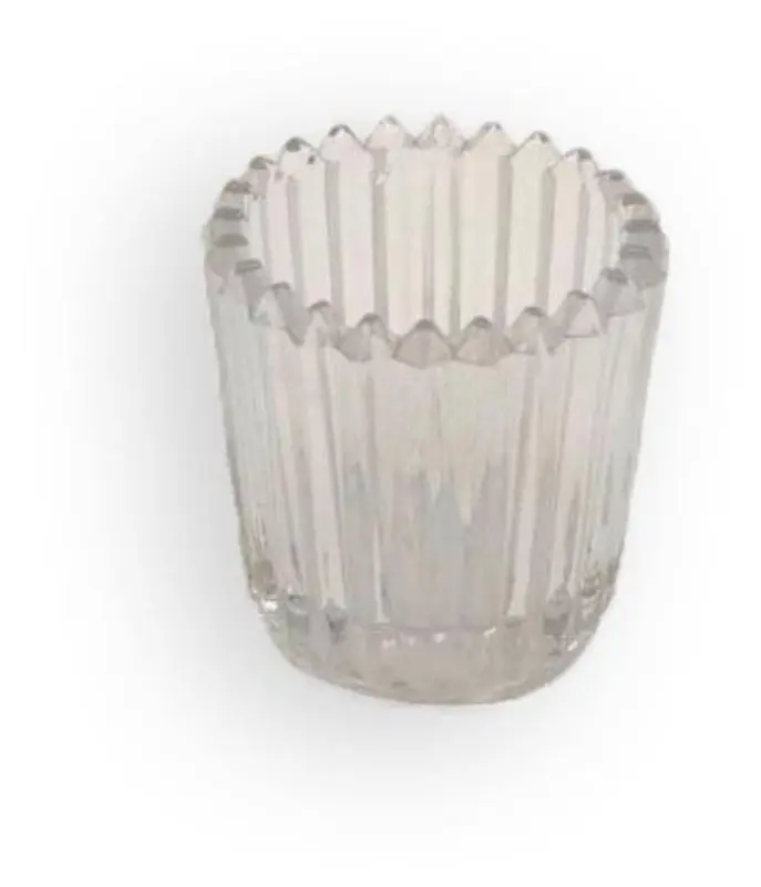 Teelichtglas transparent D