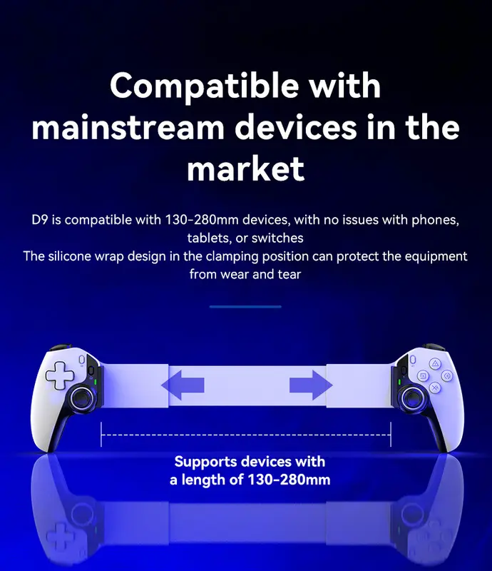 Teleskopisches Wireless Gamepad für Smartphone & Konsole