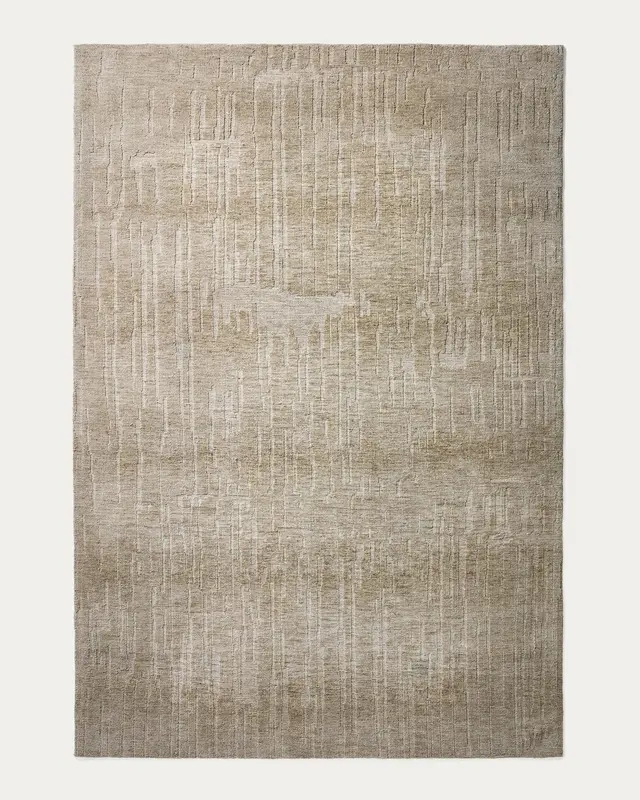 Teppich Eriana aus Baumwollmischung in Grün 200 x 300 cm