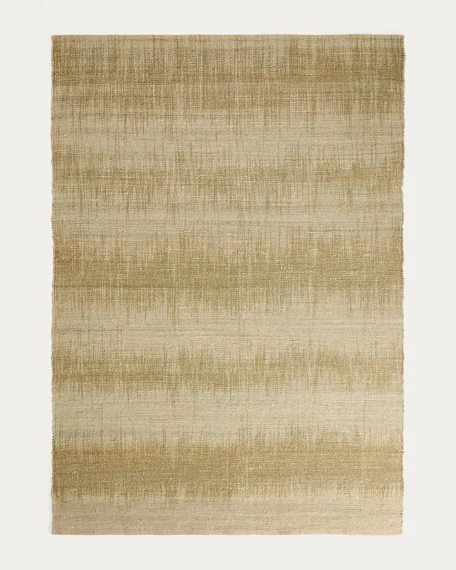 Teppich Lirmo aus Jute grün 200 x 300 cm