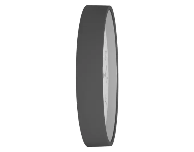 TFA Funk-Wanduhr grau analog ø 24.5 cm