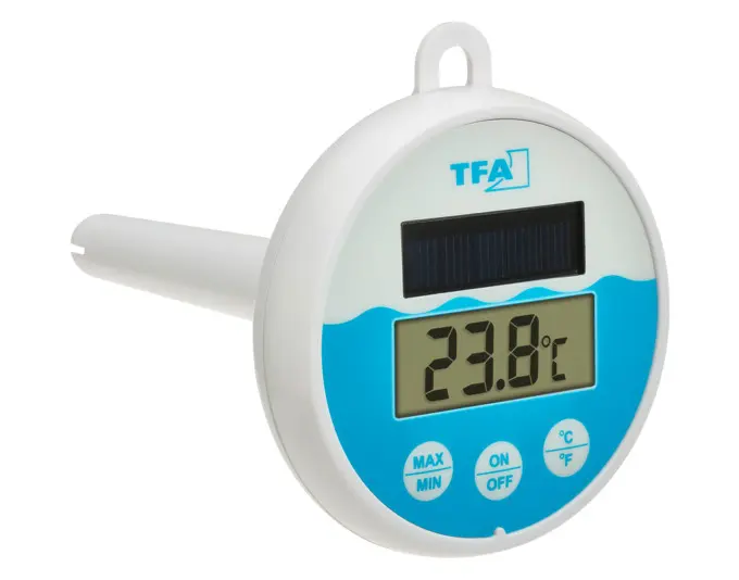 TFA Solar-Poolthermometer digital weiss